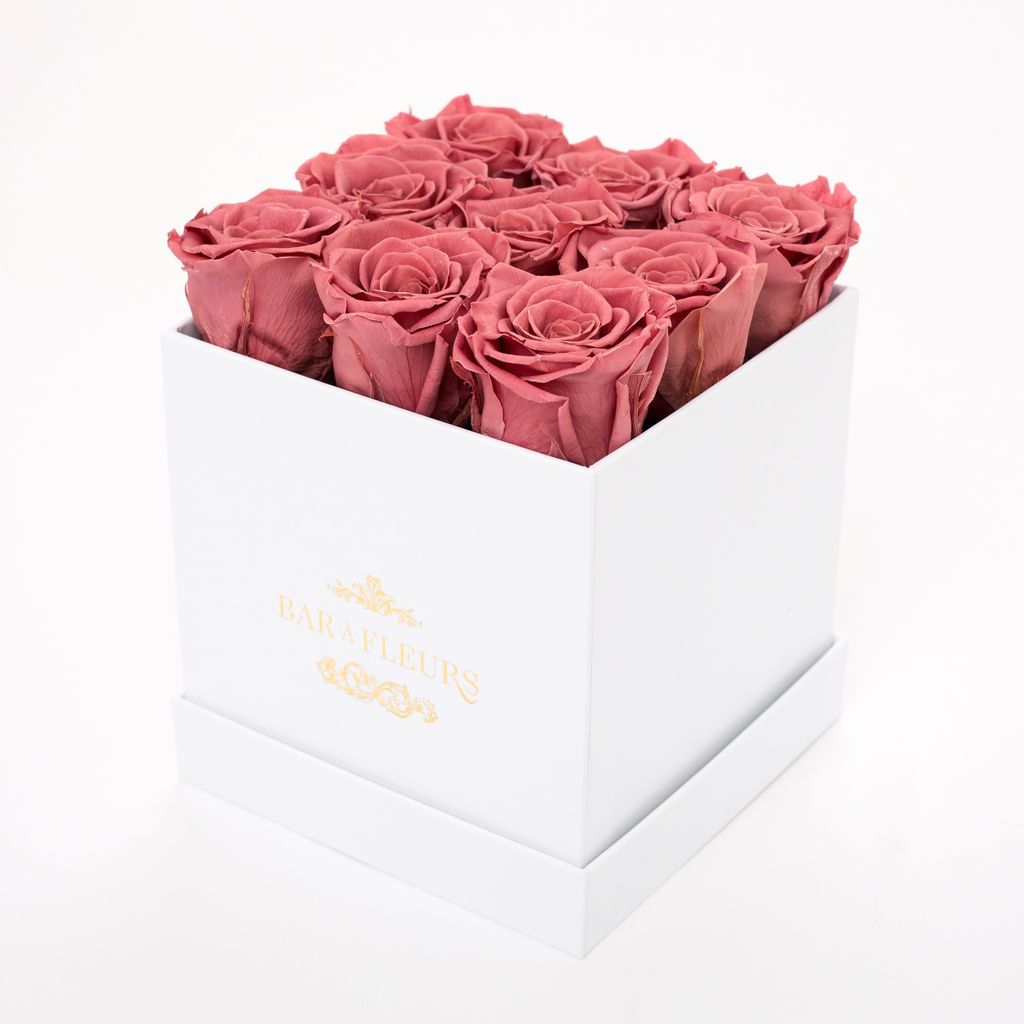 Wholesale High Quality White Rectangle Floral Box Packaging