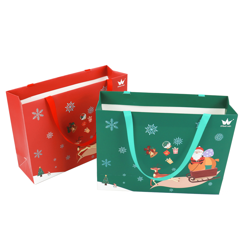 Eco-Friendly Christmas Gift Packaging Boxes With Ribbon Closure