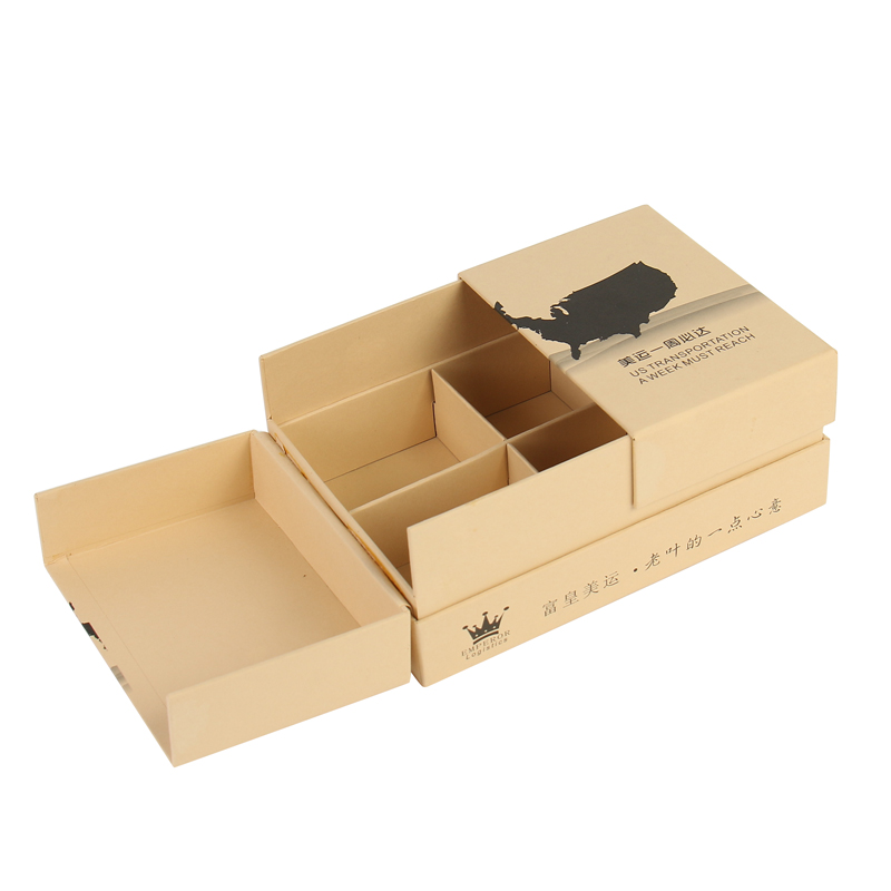 High Quality Kraft Hard Paper Cardboard Inner Partitions Tea Packaging Box