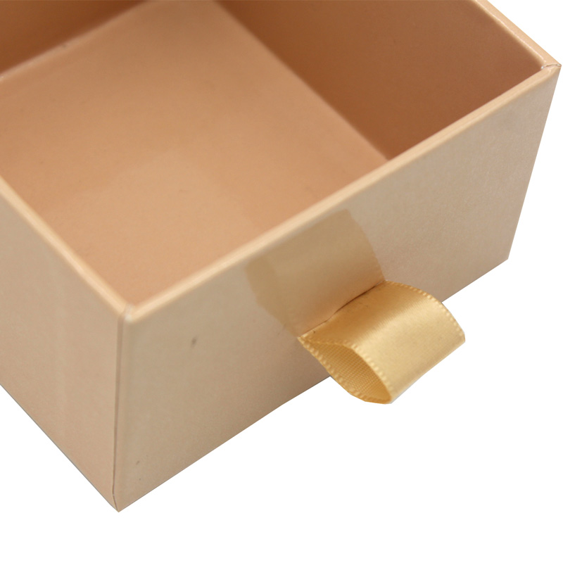 Custom kraft paper jewelry packaging box for earrings necklace ring