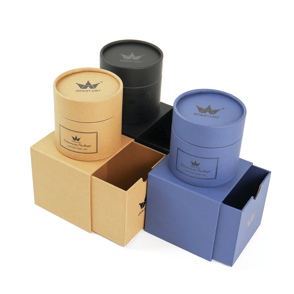 Hot Sale Custom Kraft Paper Eco Friendly Drawer Candle Packaging Box