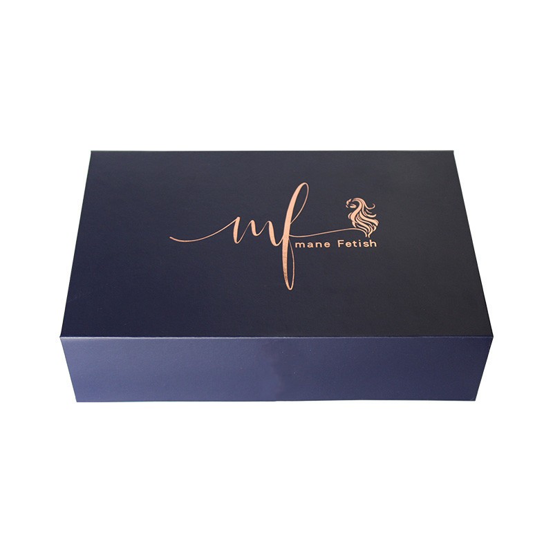 Wholesale luxury box packaging with silk and buttons magnetic folding gift clothing box