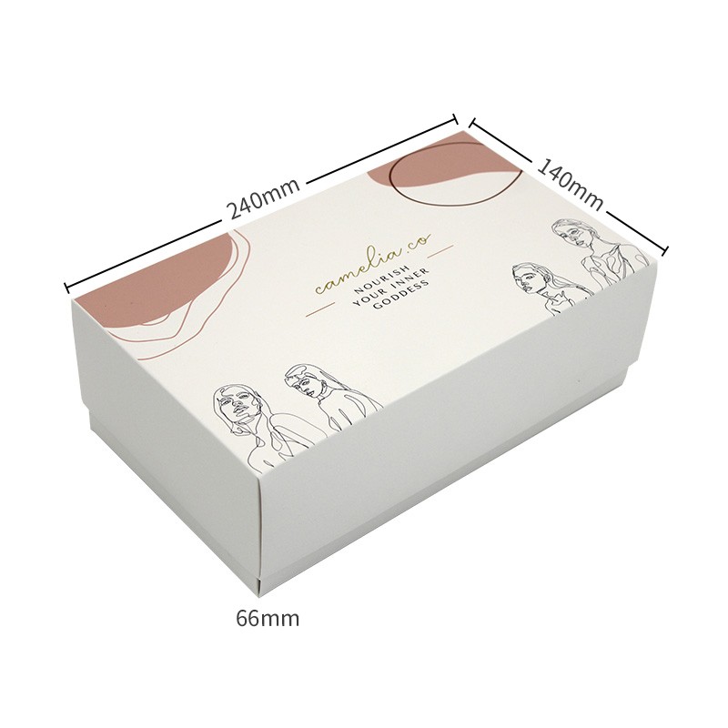 wholesale high quality paper card box with gold foil logo for candy package