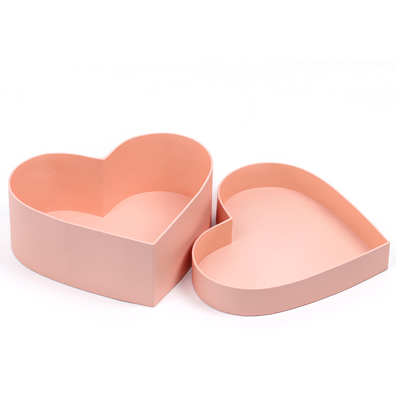 Custom Logo Printing Luxury Heart Shape Valentines Day Gift Box For Roses
