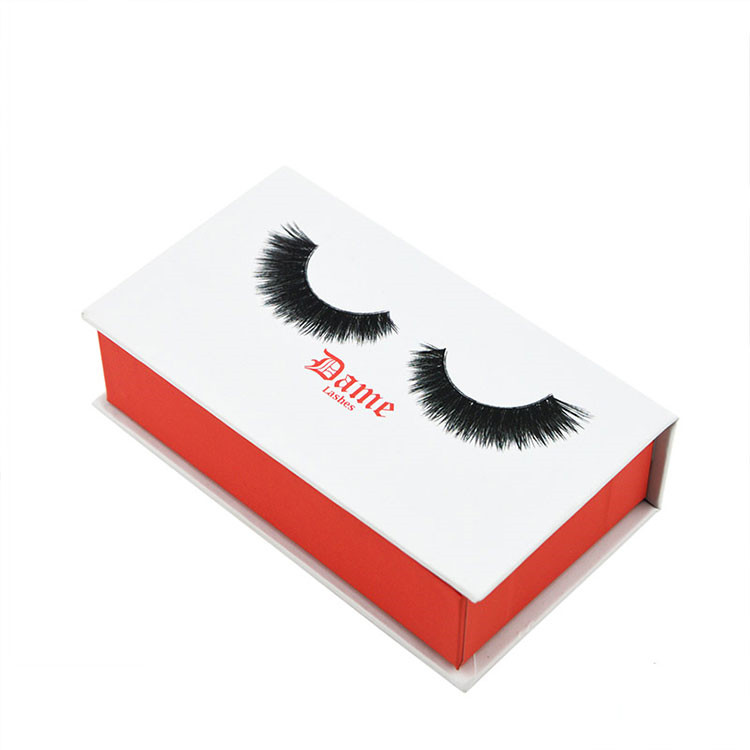 Custom High Quality Magnet Cosmetic Packaging Box For False Eyelashes