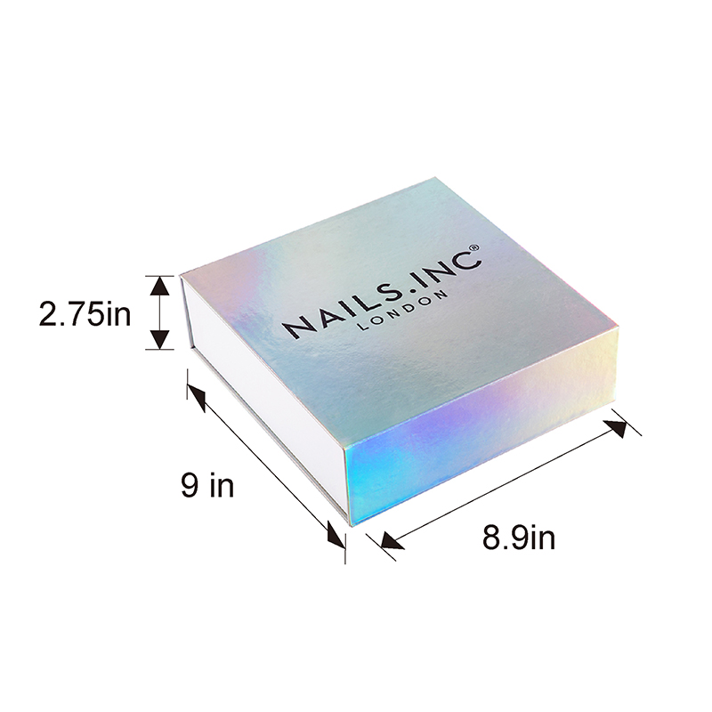 Customized Glitter Magnet Cosmetic Paper Packaging Boxes Luxury Gift Box with Custom Logo