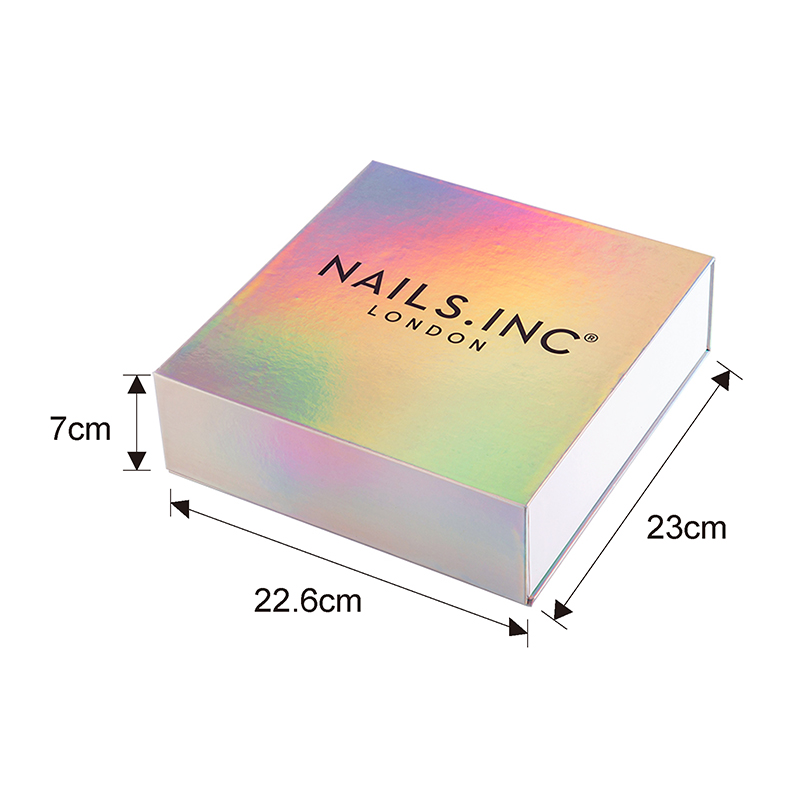 Customized Glitter Magnet Cosmetic Paper Packaging Boxes Luxury Gift Box with Custom Logo
