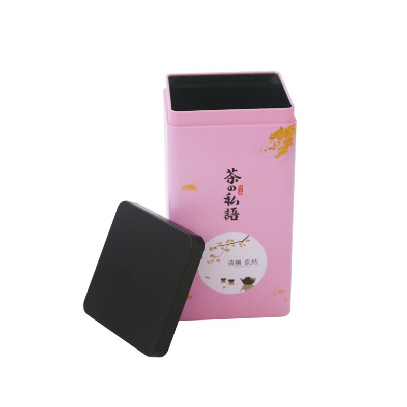 Rectangle high quality tin box empty tea box packaging wholesale