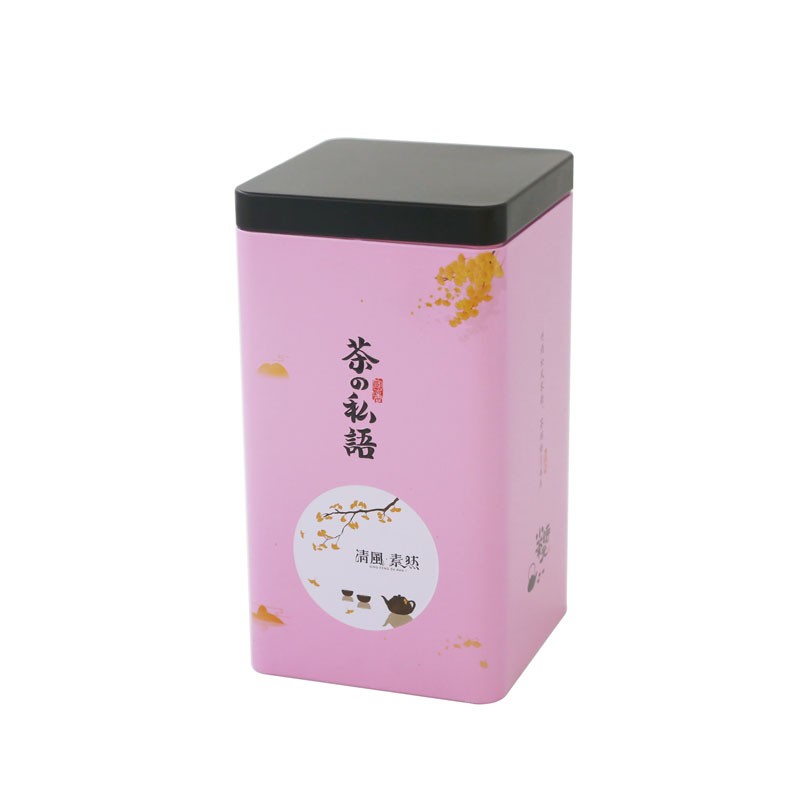 Rectangle high quality tin box empty tea box packaging wholesale