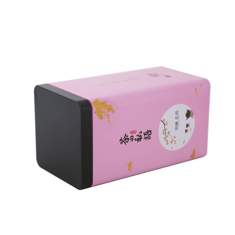 Rectangle high quality tin box empty tea box packaging wholesale