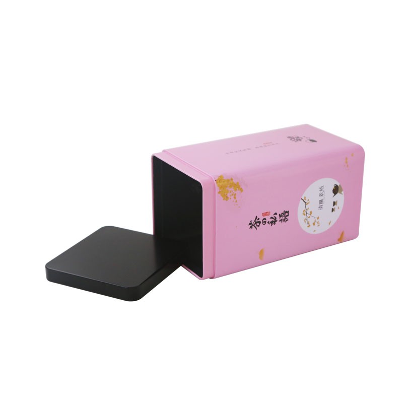 Rectangle high quality tin box empty tea box packaging wholesale