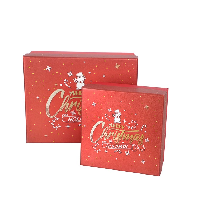 Empty Square Gift Box Ins Style Christmas Holiday Gift Box