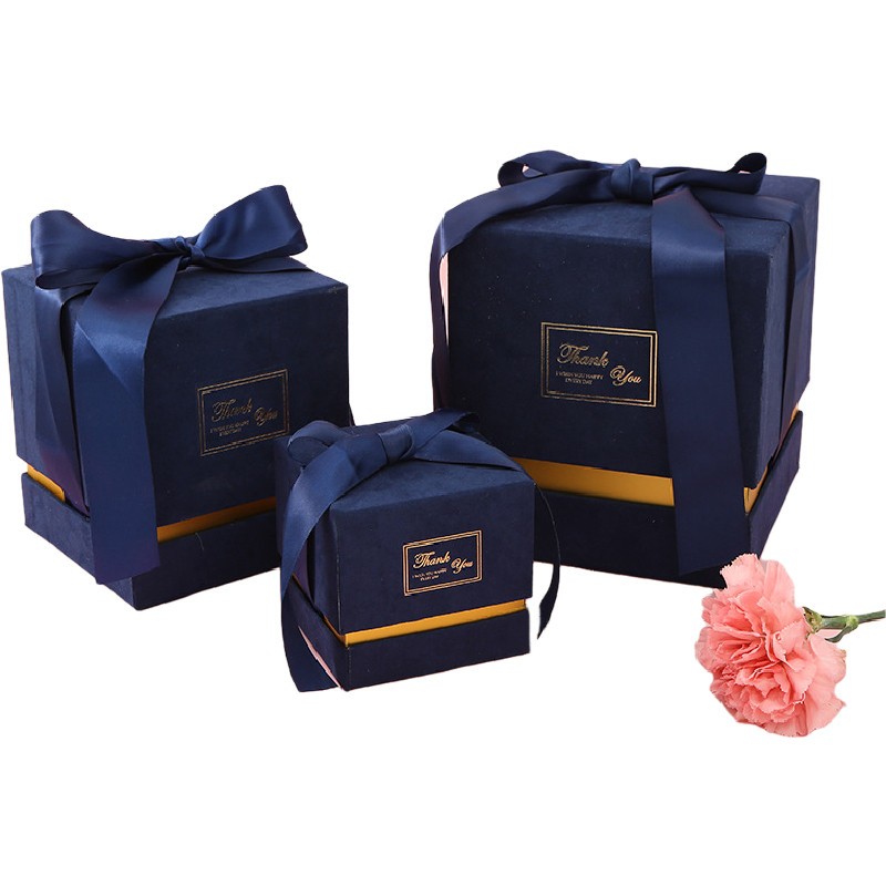 Luxury hot sale velvet suede Valentine's Day gift packaging box wedding candy box