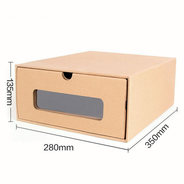 Wholesale Custom Design Packaging Recycle Cardboard Shoes Box With Window