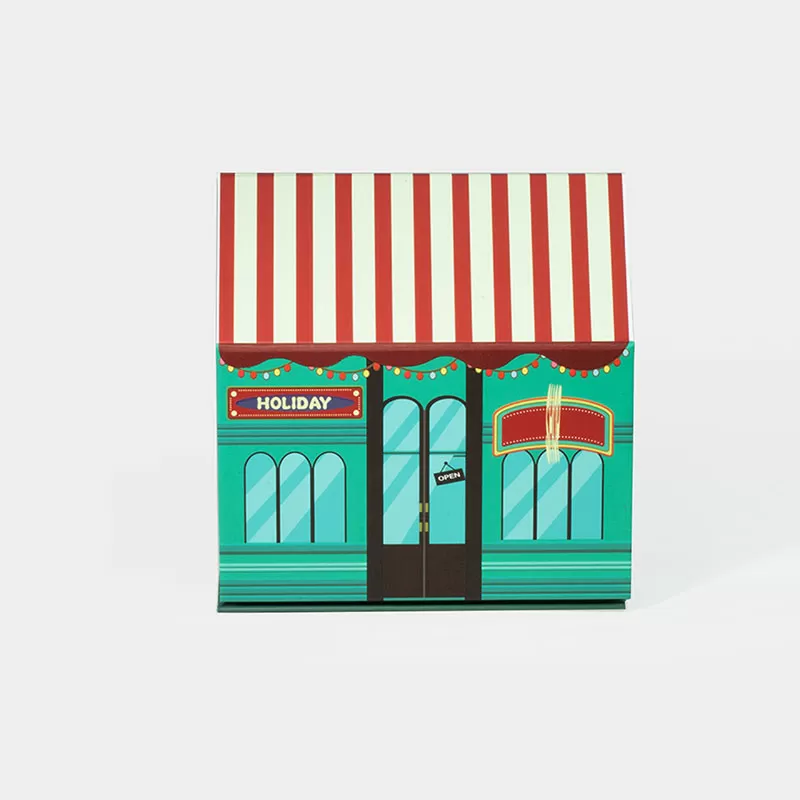 Custom Magnetic Advent Calendar Gift Box Luxury Foldable Packaging Box